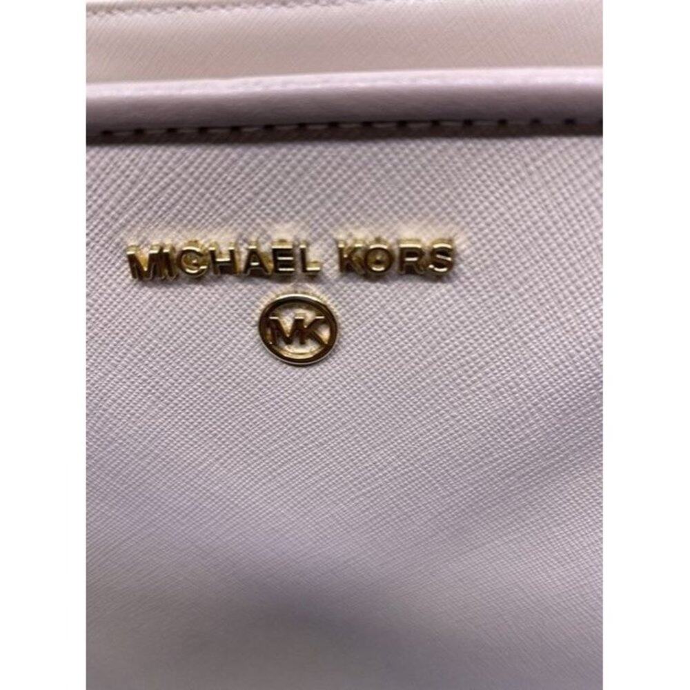Michael Kors New Cleo Medium Satchel Soft Pink Saffiano Leather Cross Bo… - Picture 9 of 10